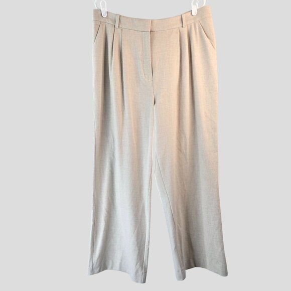 Abercrombie Curve Love Wide Leg Pants 18 High Waisted Minimalist Work Trousers - Picture 1 of 11